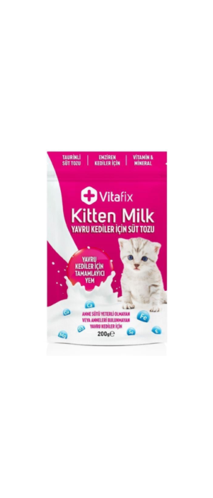VİTAFİX YAVRU KEDİLER İÇİN SÜT TOZU 200GR VİTAFİX YAVRU KEDİLER İÇİN SÜT TOZU 200GR